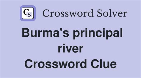 burma crossword clue